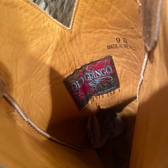 Old Gringo Leopardito Brown Boots 13 inch size 9 New - Picture 13 of 16